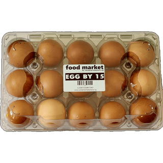 Food Market Eggs, 15 Count
