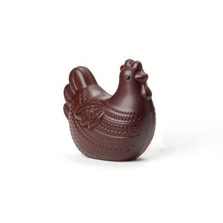 Petite poule Colette en chocolat - Chocolat noir