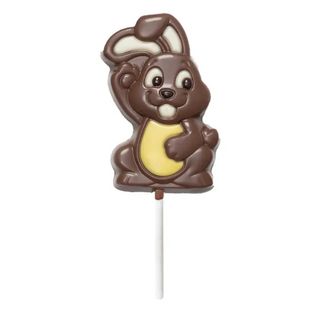 Sucette lapin Pierre en chocolat - Chocolat au lait