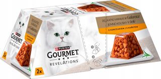 Zestaw promocyjny 3 szt. - 15% GOURMET REVELATIONS kurczak w galaretce 2x57g
