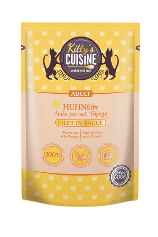 Zestaw promocyjny 12 szt. - 20% Kitty's Cousine Adult Kurczak Pur 70g