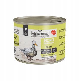 Zestaw promocyjny 6 szt. - 20% Wiejska Zagroda Monobiałkowa Kaczka 200g