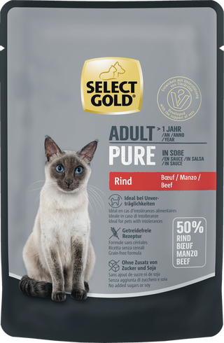 Zestaw promocyjny 12 szt. - 20% Select Gold Monobiałkowa Adult Sos Wołowina 85g