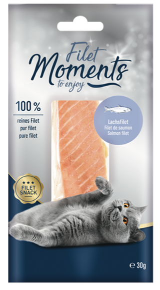 Zestaw promocyjny 10 szt. - 15% Moments Filet Snack Łosoś 30g