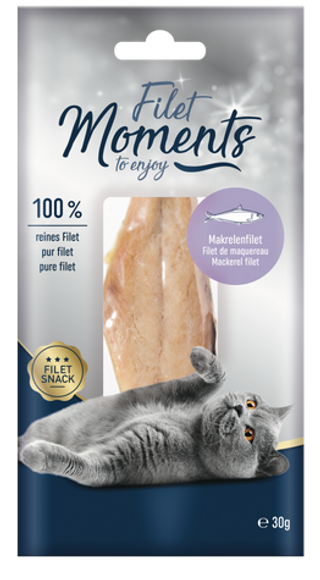 Zestaw promocyjny 10 szt. - 15% Moments Filet Snack Makrela 30g