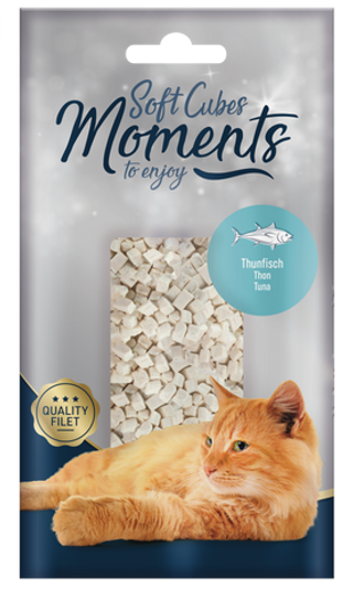 Zestaw promocyjny 10 szt. - 15% Moments Soft Cubes Tuńczyk 2x15g
