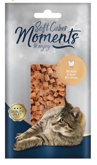 Zestaw promocyjny 10 szt. - 15% Moments Soft Cubes Kurczak 2x15g