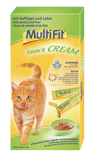 Zestaw promocyjny 3 szt. - 33% MultiFit Snack Cream Drób, Wątróbka 7x15g