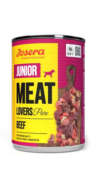 Zestaw promocyjny 6 szt. - 15% Josera Junior Monoproteina Wołowina 400g