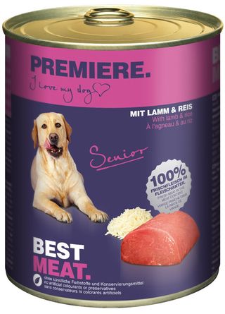 Zestaw promocyjny 6 szt. - 15% Premiere Best Meat jagnięcina, ryż 800g