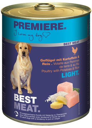 Zestaw promocyjny 6 szt. - 15% Premiere Best Meat Light puszka 800g