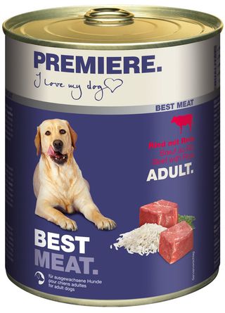 Zestaw promocyjny 6 szt. - 15% Premiere Best Meat głowizna,wołowina 800g