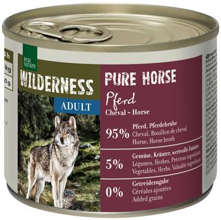 Zestaw promocyjny 6 szt. - 15% Real Nature Wilderness Monoproteina konina puszka 200g