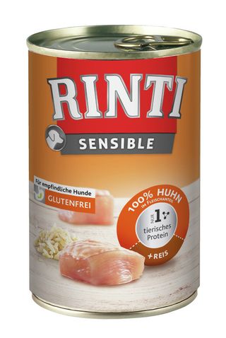 Zestaw promocyjny 6 szt. - 15% RINTI Sensible kurczak, ryż 400g