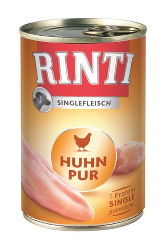 Zestaw promocyjny 6 szt. - 15% RINTI Singlefleisch Sensitive Monoproteina kurczak 400g