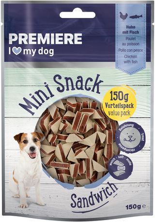 Zestaw promocyjny 3 szt. - 15% Premiere Mini Sandwich kurczak, ryby 150g