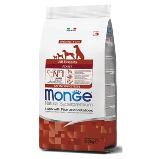 Monge All Breeds Adult Jagnjetina, Pirinač i Krompir 2,5kg