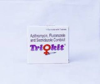 Triokit Azithromycin Fluconazole Secnidazole Kit, 4 Tablets