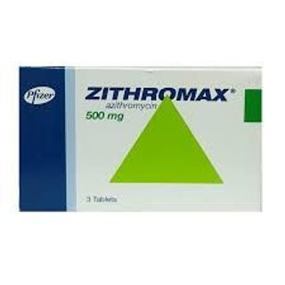 Pfizer ZITHROMAX 500mg Tablets, 3 Pack