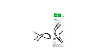 HOCO UPA 21 ყურსასმენი‎ splitter extension cable (Male to 2 Female)