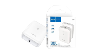 MINI პორტატული დამტენი Hoco J96 5000 mAh(WHITE)
