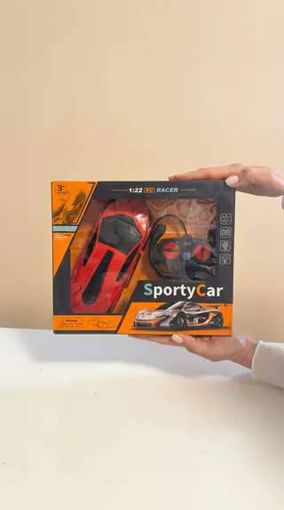 SportyCar Red Remote Control Car, 3+ Years - Jucarii Copii