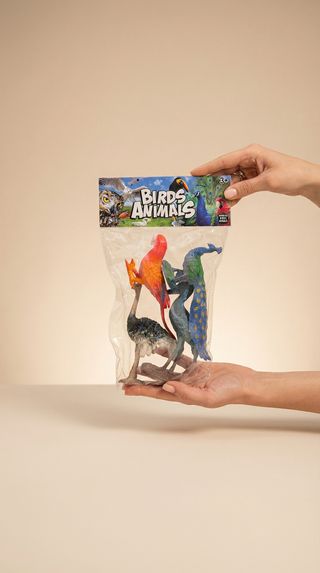 Set figurine păsări exotice