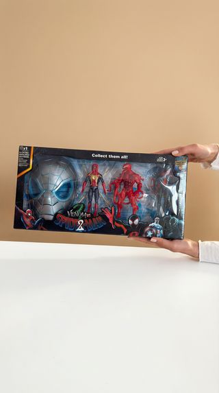Set figurine supereroi Spider-Man & Venom