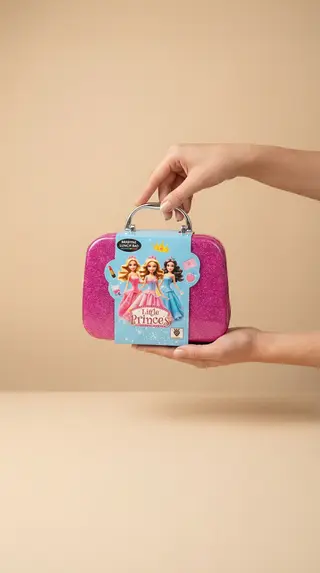 Pink Children's Makeup Set in Suitcase - Jucarii Copii