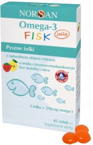 Norsan Omega Fisk, Żelki 45 szt.