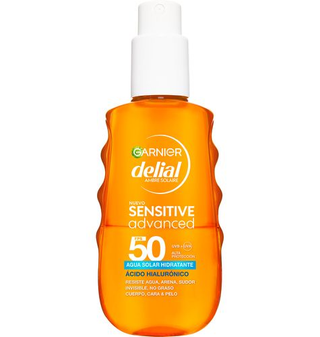 Agua Solar Garnier Sensitive Advance SPF50 150 ml