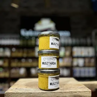 WIEJSKIE JADŁO MUSZTARDA CURRY 210G