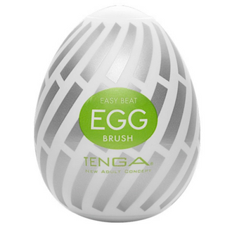 Masturbator w kształcie jajeczka Tenga Egg Brush 1 szt kolor: biały