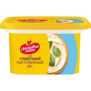 ЛАСКОВОЕ ЛЕТО Branza topita cu frisca 40%, 350g