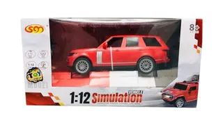 1:12 RC Range Rover-ის სიმულაციური მოდელის ავტომობილი წითელი (20527)