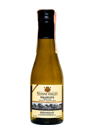Вино Цинандалі, Teliani Valley, біле сухе 12.5% 0.187л