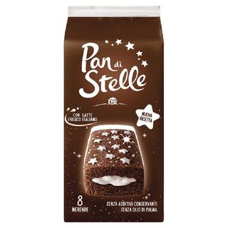 Pan di Stelle Merenda Pan di Spagna al Cacao e Crema al Latte 280g - 8076809582223