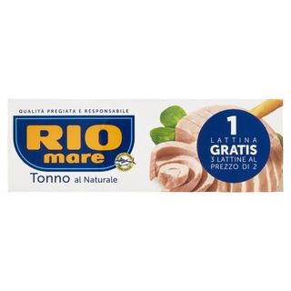 RIO MARE TONNO NATURALE 80GRX2+1 