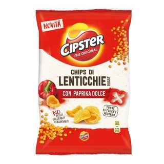 Cipster The Original Chips Di Lenticchie Rosse Alla Paprika - 80G