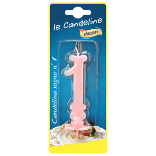 Decorì Candeline Sogno Rosa - 119144