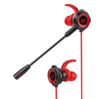 Casque filaire STREAM jack 3,5mm rouge