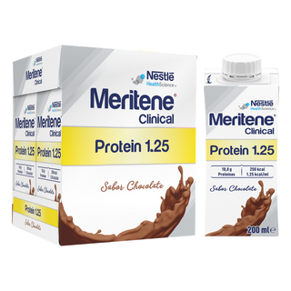 Meritene Clinical Protein 1.25 Sol Oral Chocolate 4x200ml