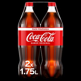 REFRIGERANTE C/ GÁS COCA-COLA:ORIGINAL 2X1.75L (SDR)