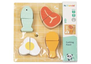 საჭმლის დასაჭრელი – ხის როლური სათამაშო ნაკრები