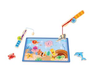 თევზაობის თამაში – ხის საგანმანათლებლო სათამაშო