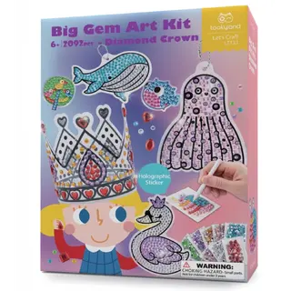 Big Gem Art Kit – Diamond Crown — ბრწყინავი ხელოვნების ნაკრები