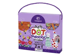 Dot Paint Kit – 6 Color — „ფერებით თამაში და პირველი პატარა შედევრები“