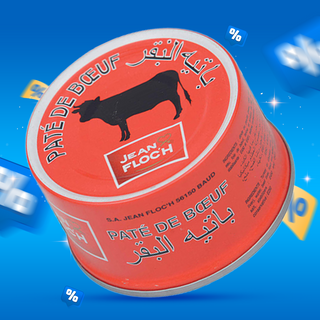 Offre PATE DE BOEUF 1/6 130G JEAN FLOCH - 100282096