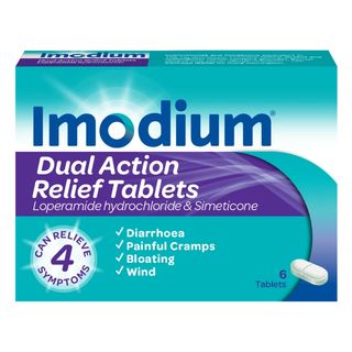 Imodium Dual Action Relief Tablets, 6 Count