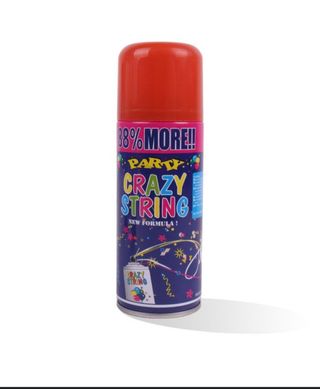 Spray serpentin fête Crazy String